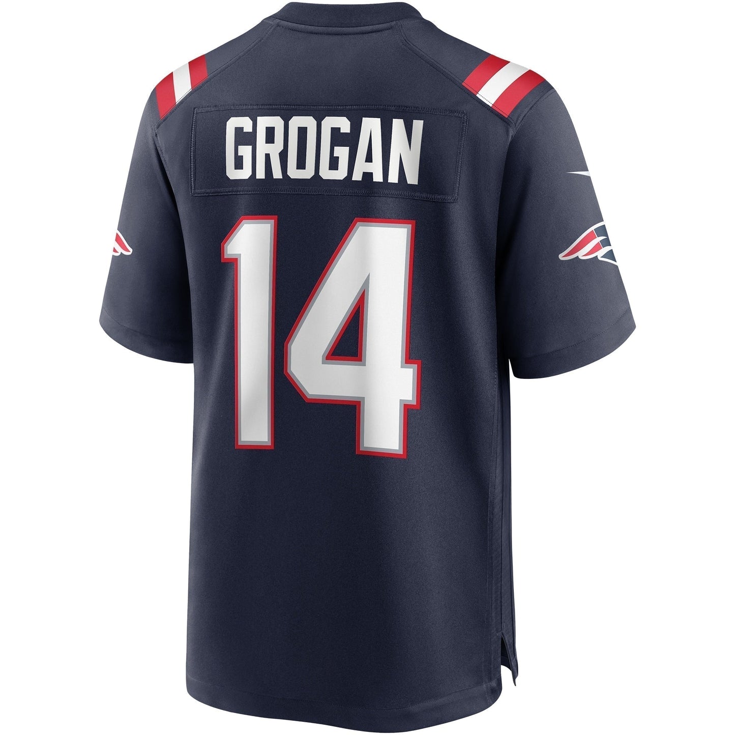 Steve Grogan New England Patriots  Game Retired   Jersey - Navy