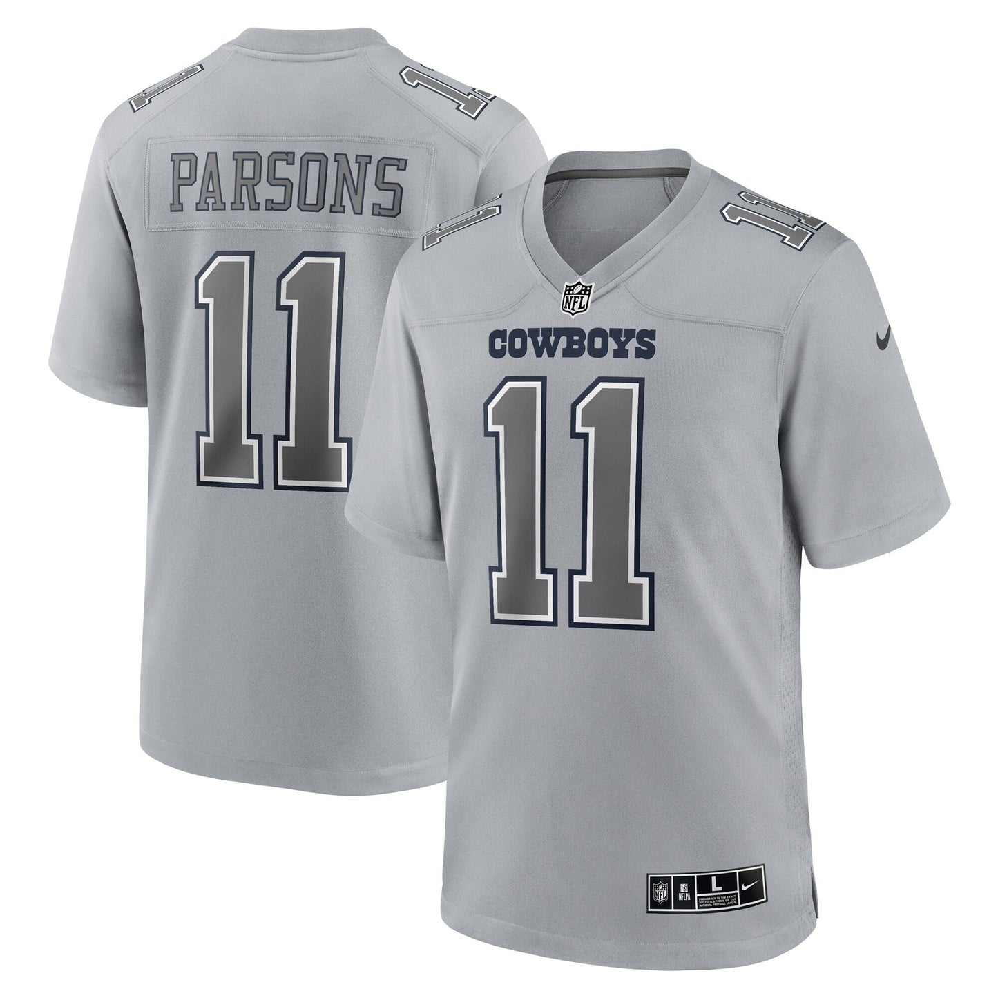 Micah Parsons Dallas Cowboys  Atmosphere Fashion Game Jersey - Gray
