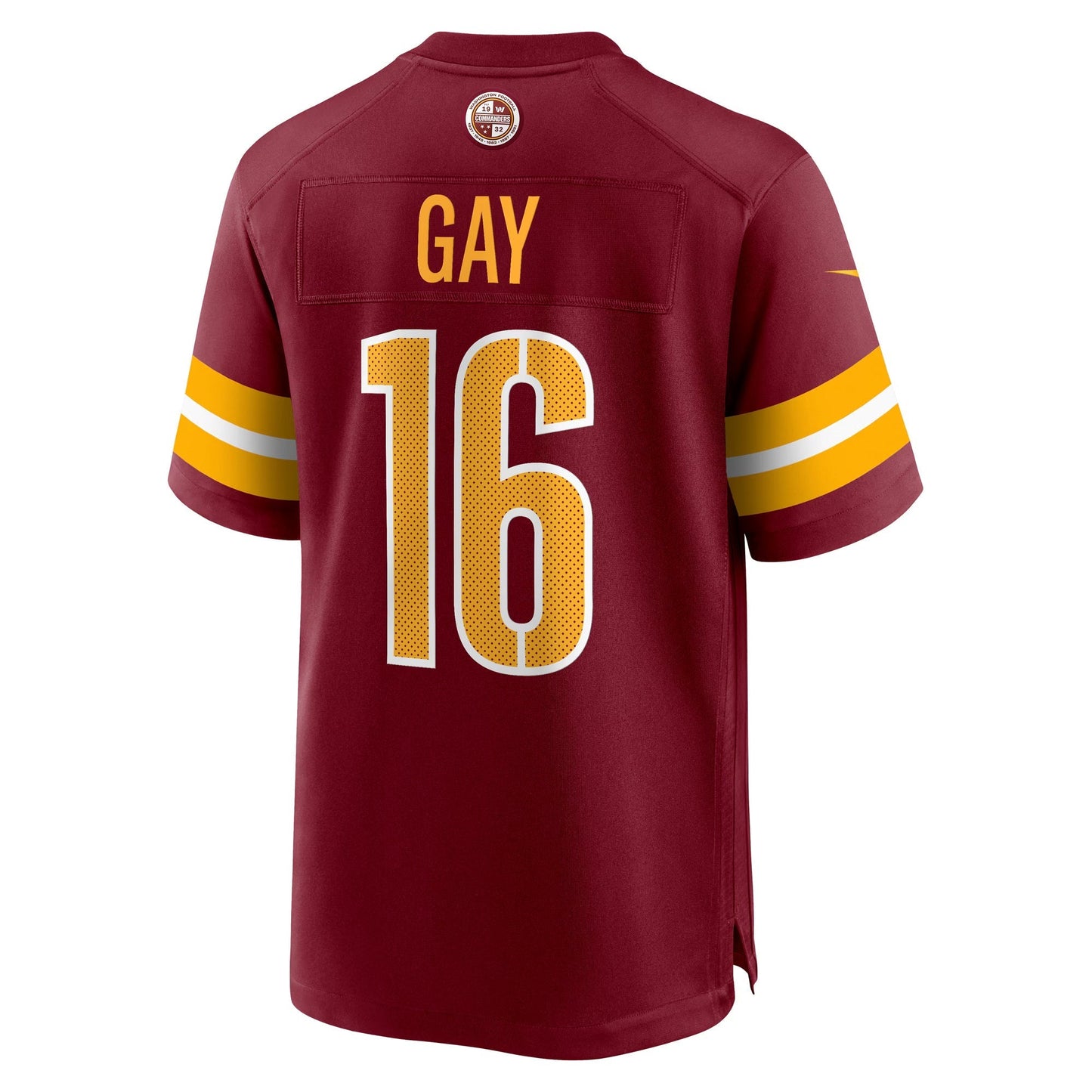 Washington Commanders Matt Gay Burgundy Team Game Jersey