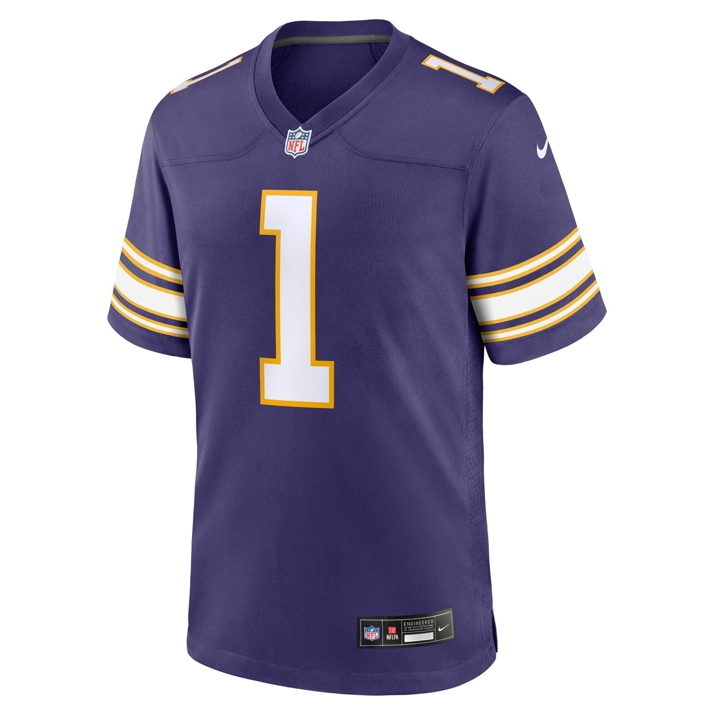Warren Moon Minnesota Vikings  Classic Retired   Game Jersey - Purple