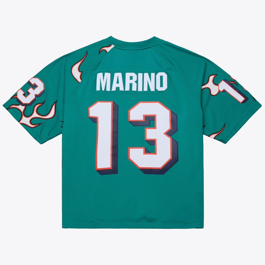 M.Dolphins #13 Dan Marino  x Golf Wang Aqua 1984 Legacy Fashion Jersey