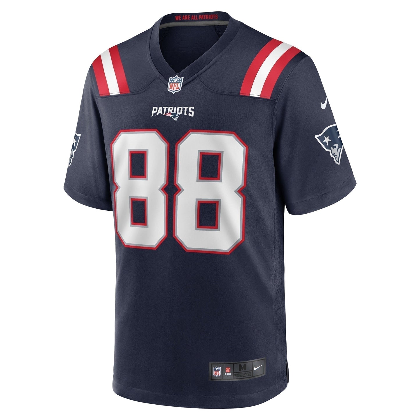 Jaheim Bell New England Patriots   Game Jersey -  Navy