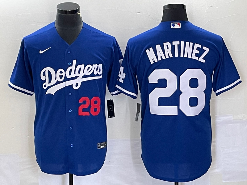 Men's Los Angeles Dodgers J.D. Martinez Blue Replica Player Jersey