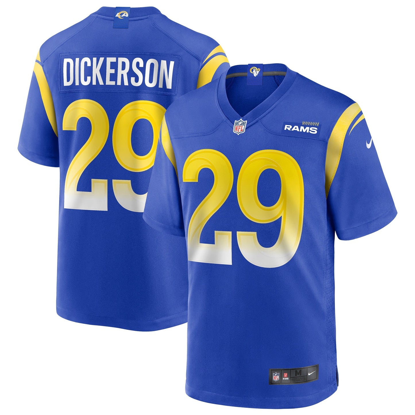 Los Angeles Rams Eric Dickerson Royal Game Retired Player Jersey
