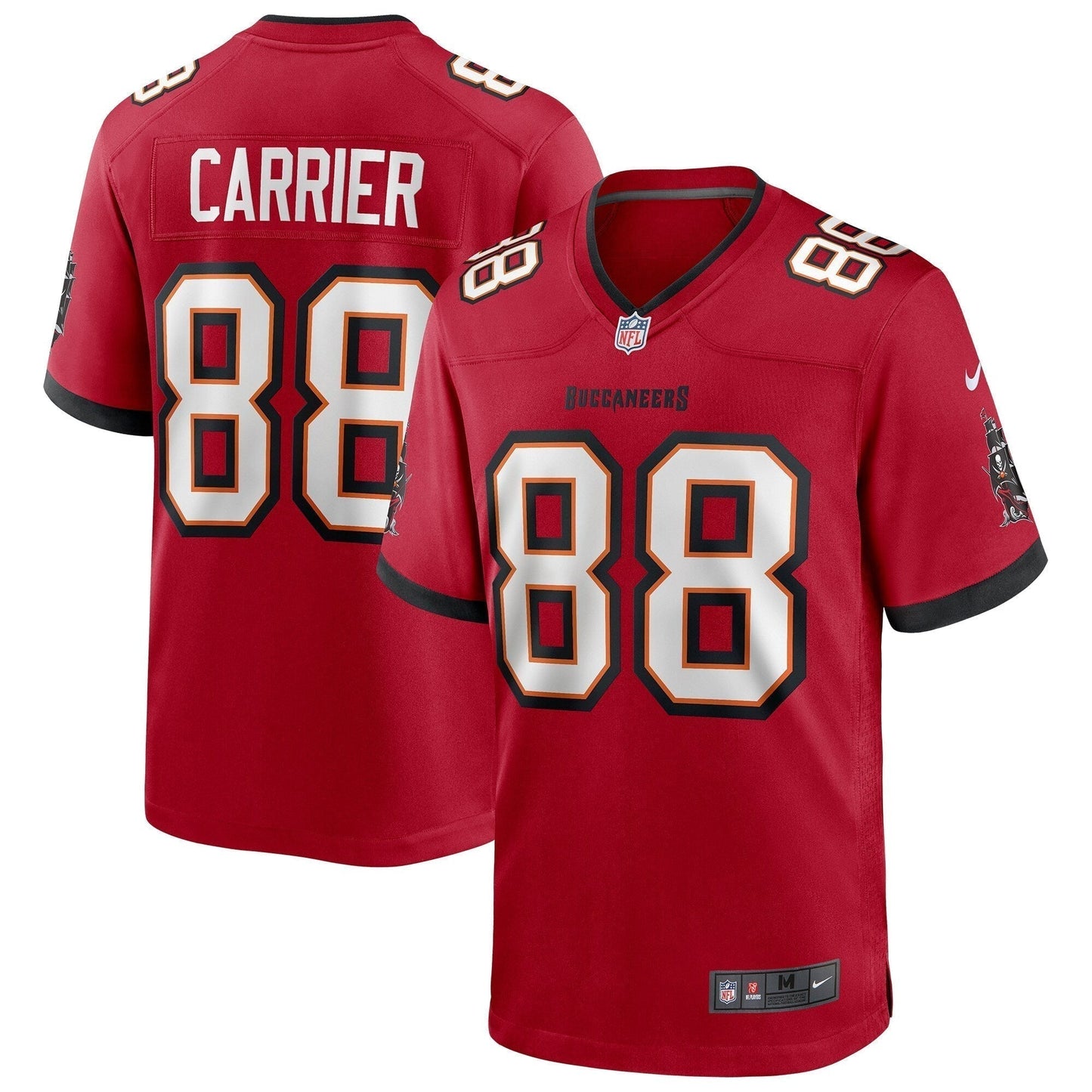 Mark Carrier Tampa Bay Buccaneers  Game Retired   Jersey - Red