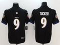Men's Baltimore Ravens Justin Tucker Black Game Player Jersey