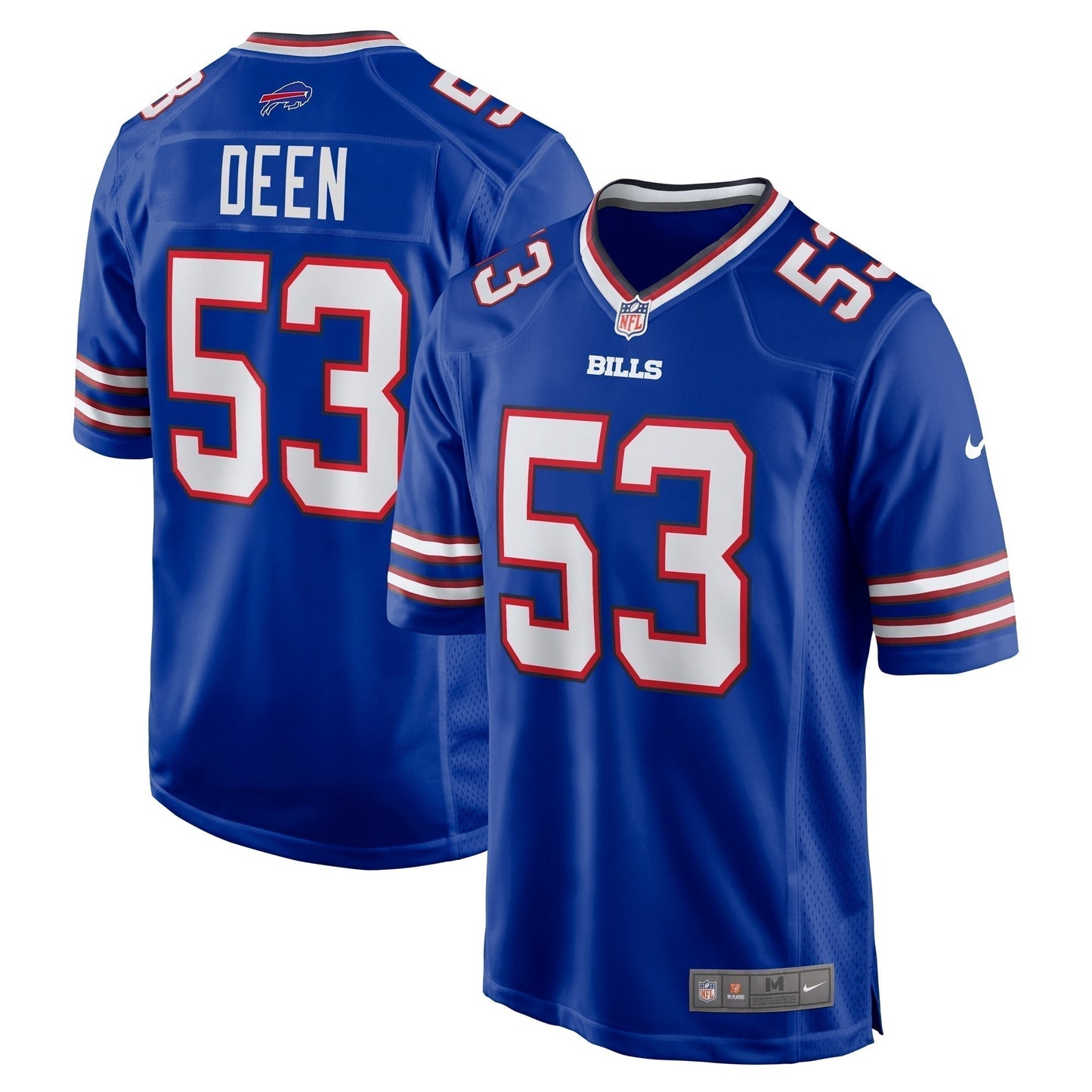 Branson Deen Buffalo Bills Game Jersey -  Royal