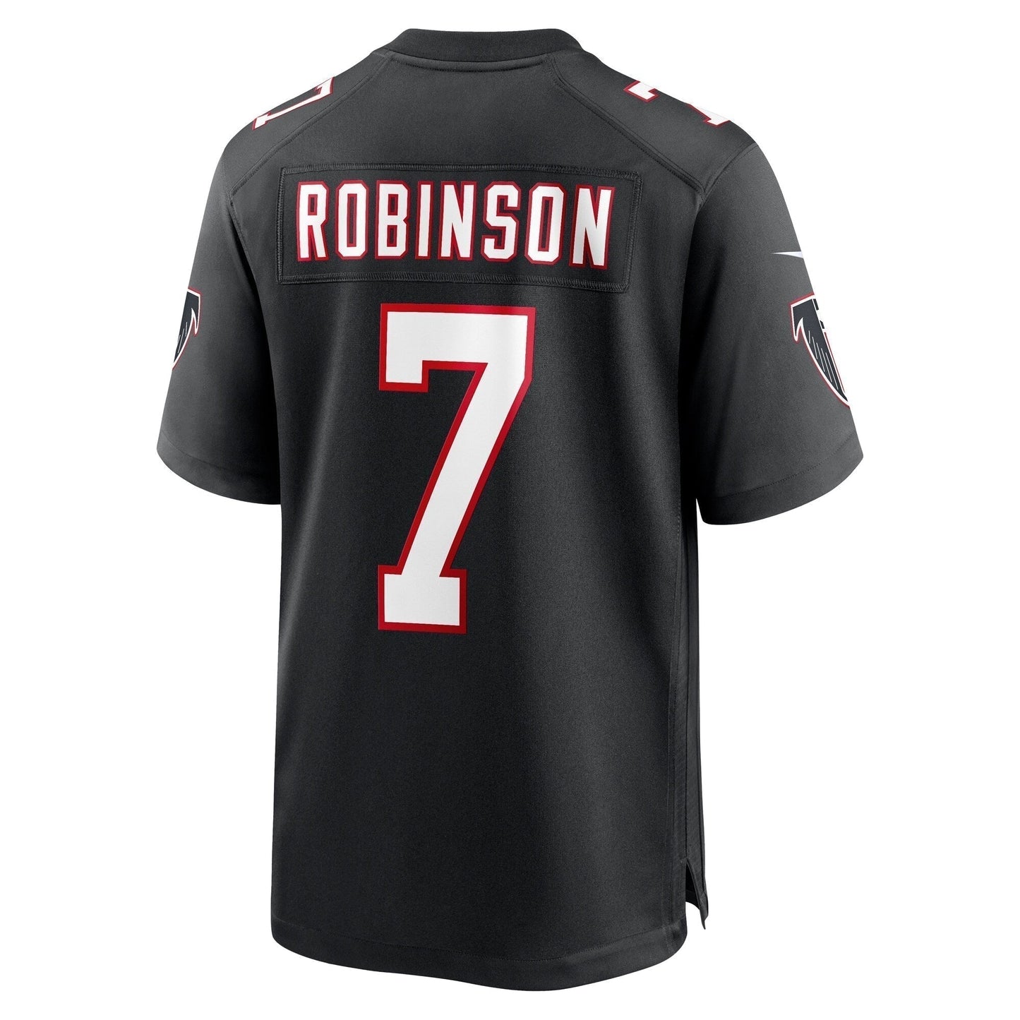 Bijan Robinson Atlanta Falcons   Throwback Game Jersey - Black
