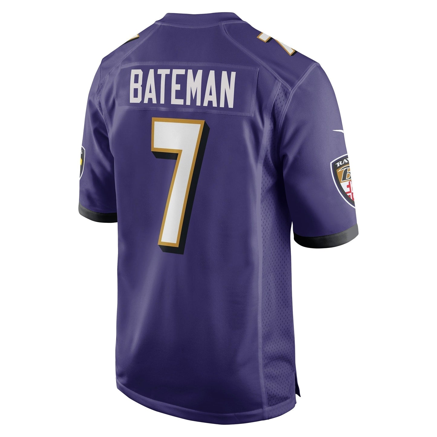 Rashod Bateman Baltimore Ravens  Game   Jersey - Purple