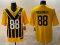 Men's Pittsburgh Steelers Pat Freiermuth #88 Gold Alternate 1933 Throwback Game Jersey