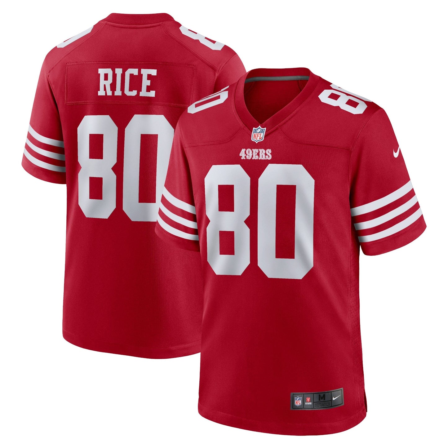 Jerry Rice San Francisco 49ers  Retired Team   Game Jersey - Scarlet
