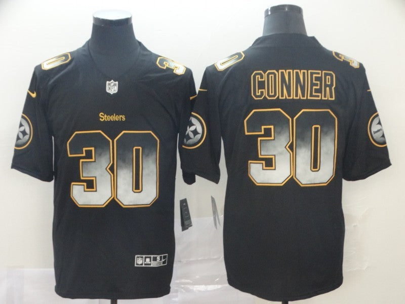 Men's Pittsburgh Steelers James Conner #30 Black Alternate Game Jersey1
