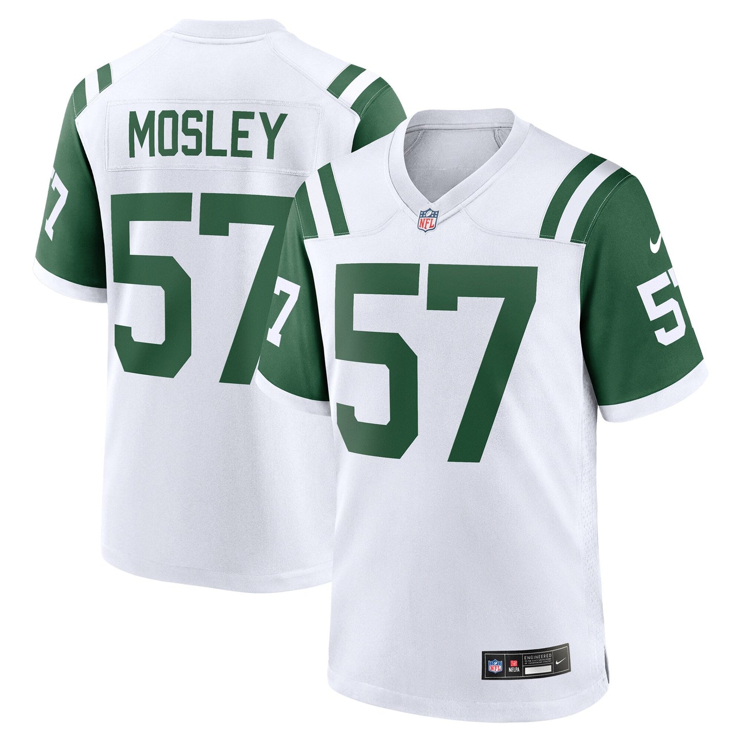 C.J. Mosley New York Jets  Classic Alternate Game Jersey - White
