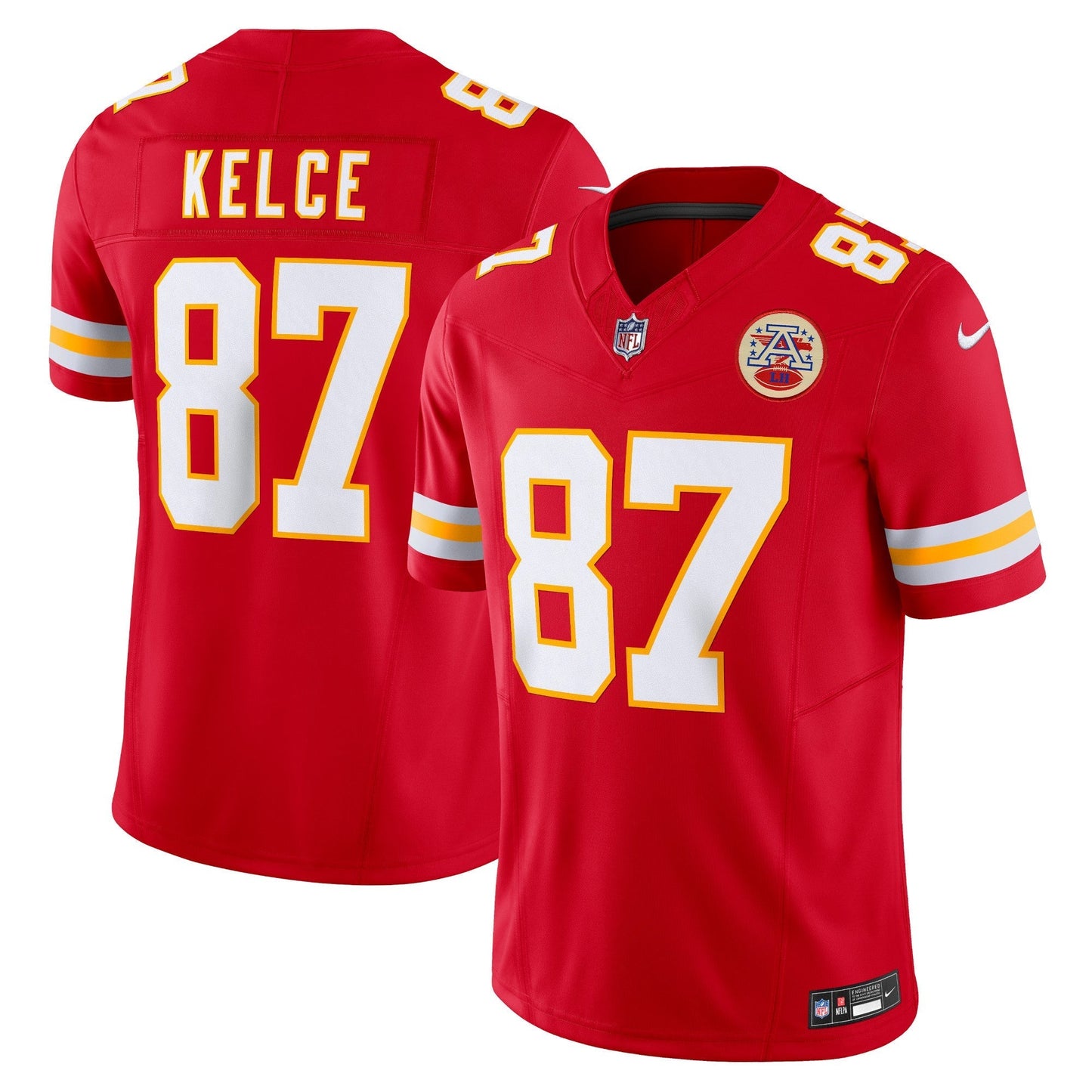 Kansas City Chiefs Travis Kelce Red Vapor F.U.S.E. Limited Jersey