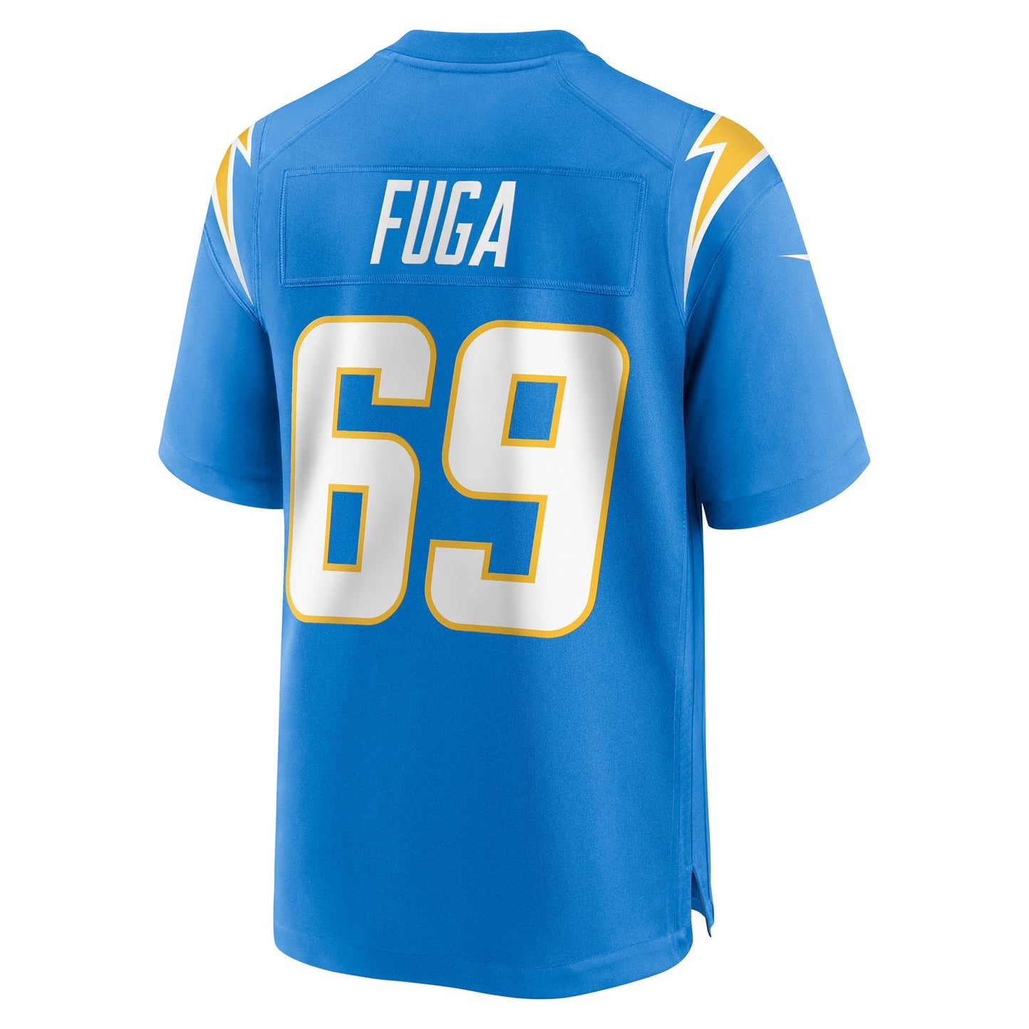 Los Angeles Chargers Josh Fuga Powder Blue Team Game Jersey