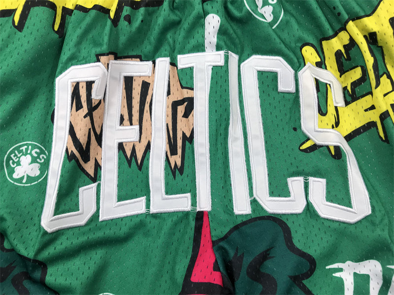 Pocket pants Celtics Graffiti Green