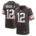 Michael Woods II Cleveland Browns  Game   Jersey - Brown