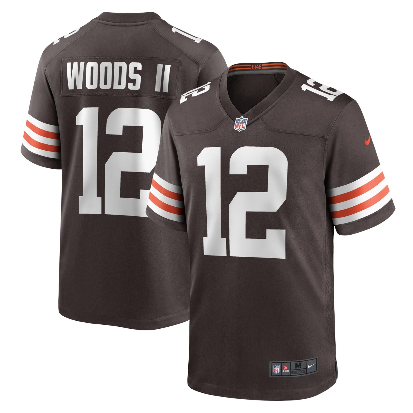 Michael Woods II Cleveland Browns  Game   Jersey - Brown