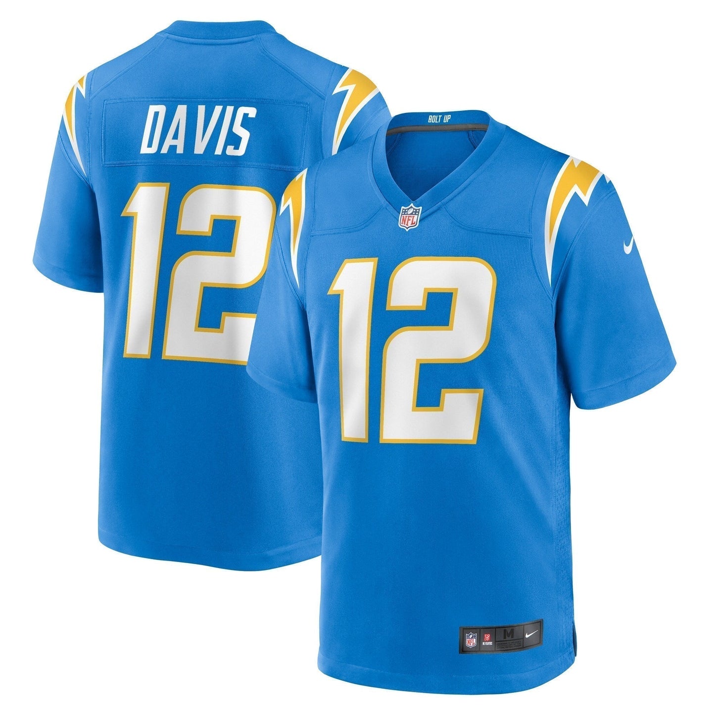 Derius Davis Los Angeles Chargers  Team Game Jersey - Powder Blue