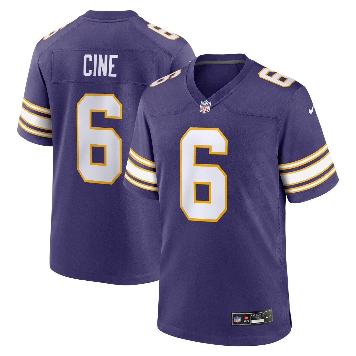Lewis Cine Minnesota Vikings  Classic   Game Jersey - Purple