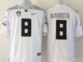 Men's Oregon Ducks Marcus Mariota White Player Game Jersey