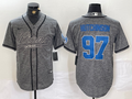 Men's Detroit Lions Aidan Hutchinson Gray Player Jersey