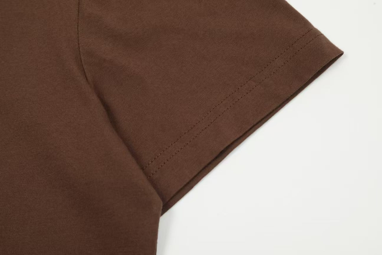 Crew Neck Knit T-Shirt