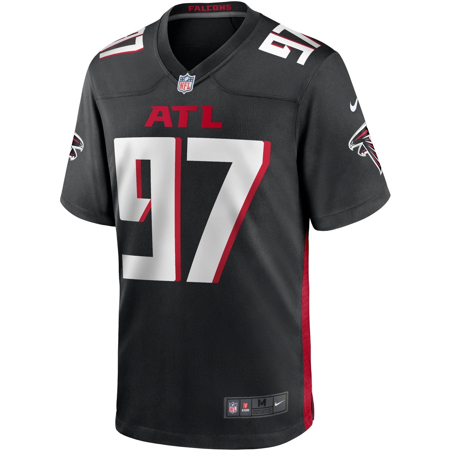 Grady Jarrett Atlanta Falcons  Game   Jersey - Black