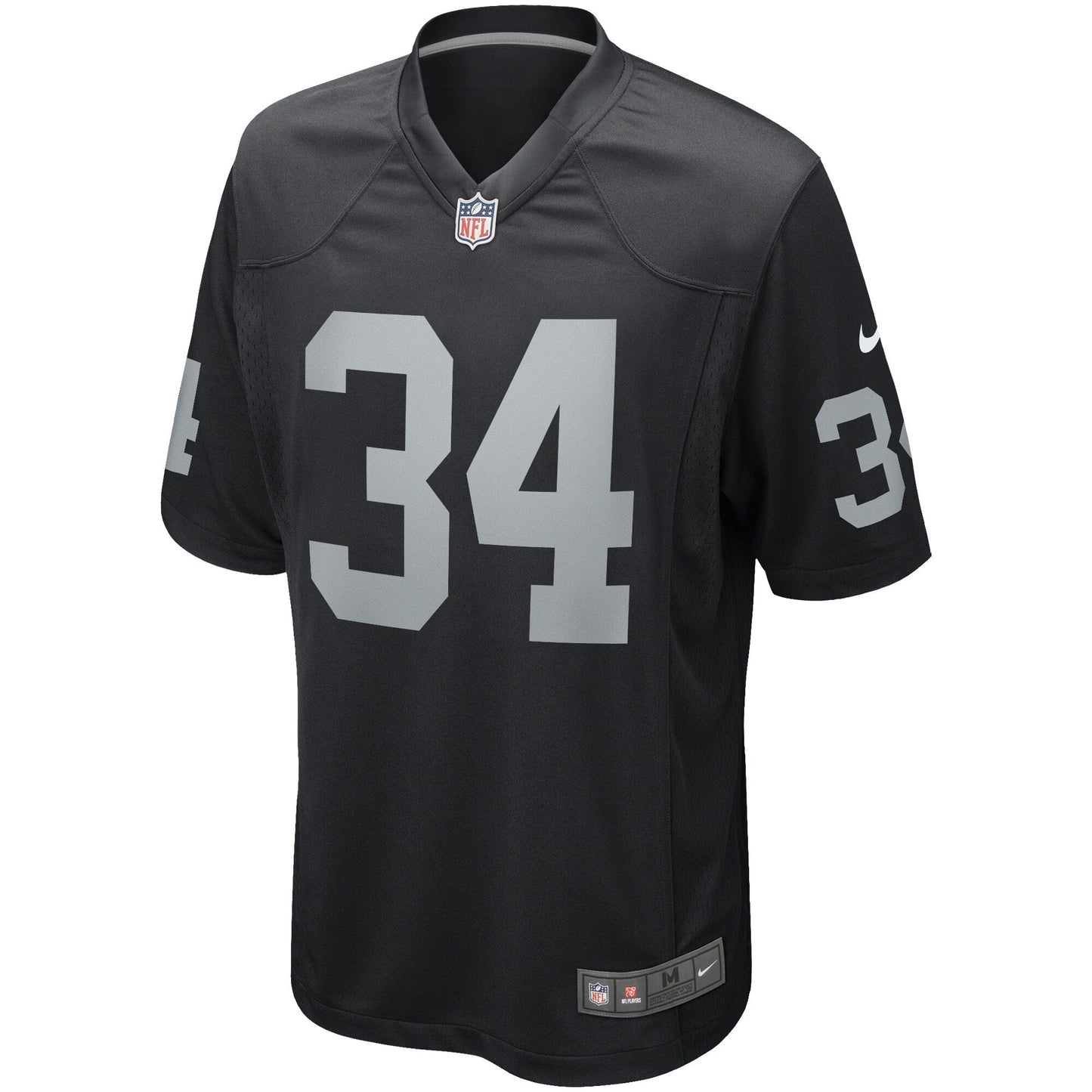 Bo Jackson Las Vegas Raiders  Game Retired   Jersey - Black