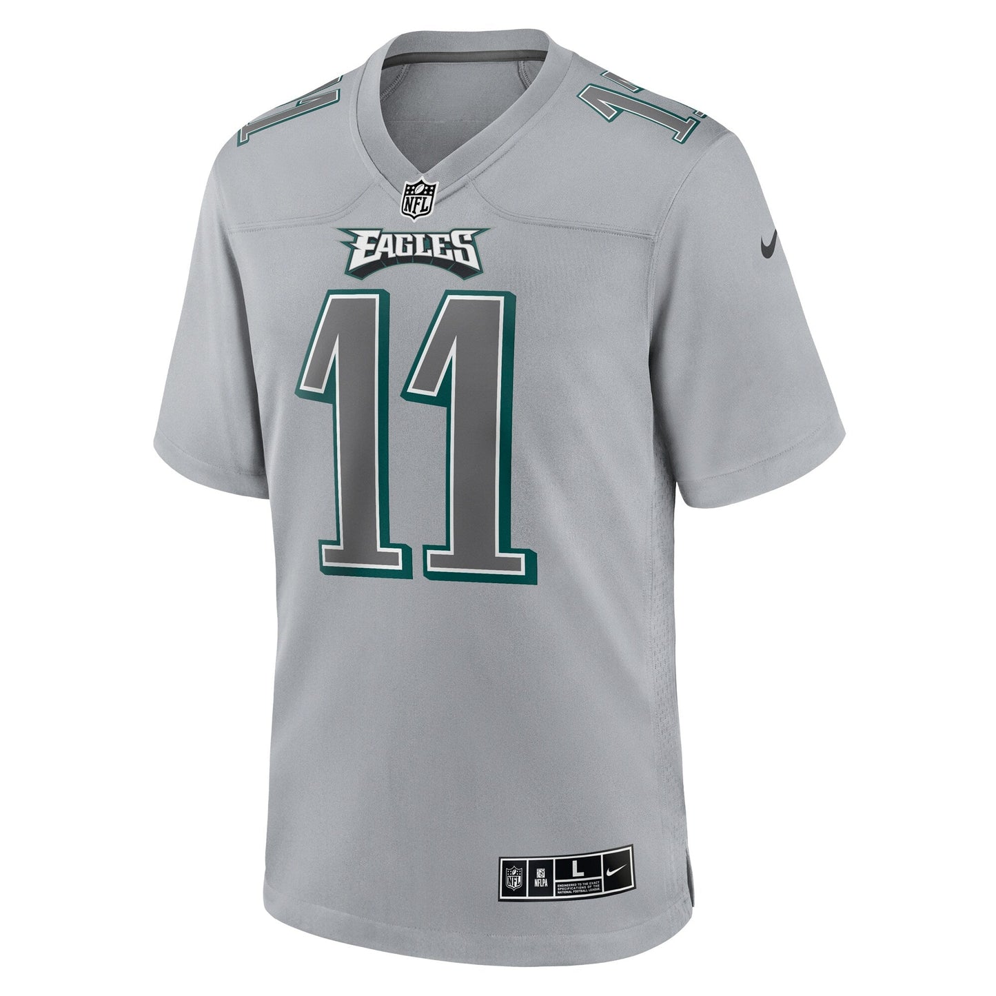 A.J. Brown Philadelphia Eagles  Atmosphere Fashion Game Jersey - Gray