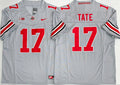 Men's Ohio State Buckeyes Carnell Tate #17 Gray Player Game Jersey