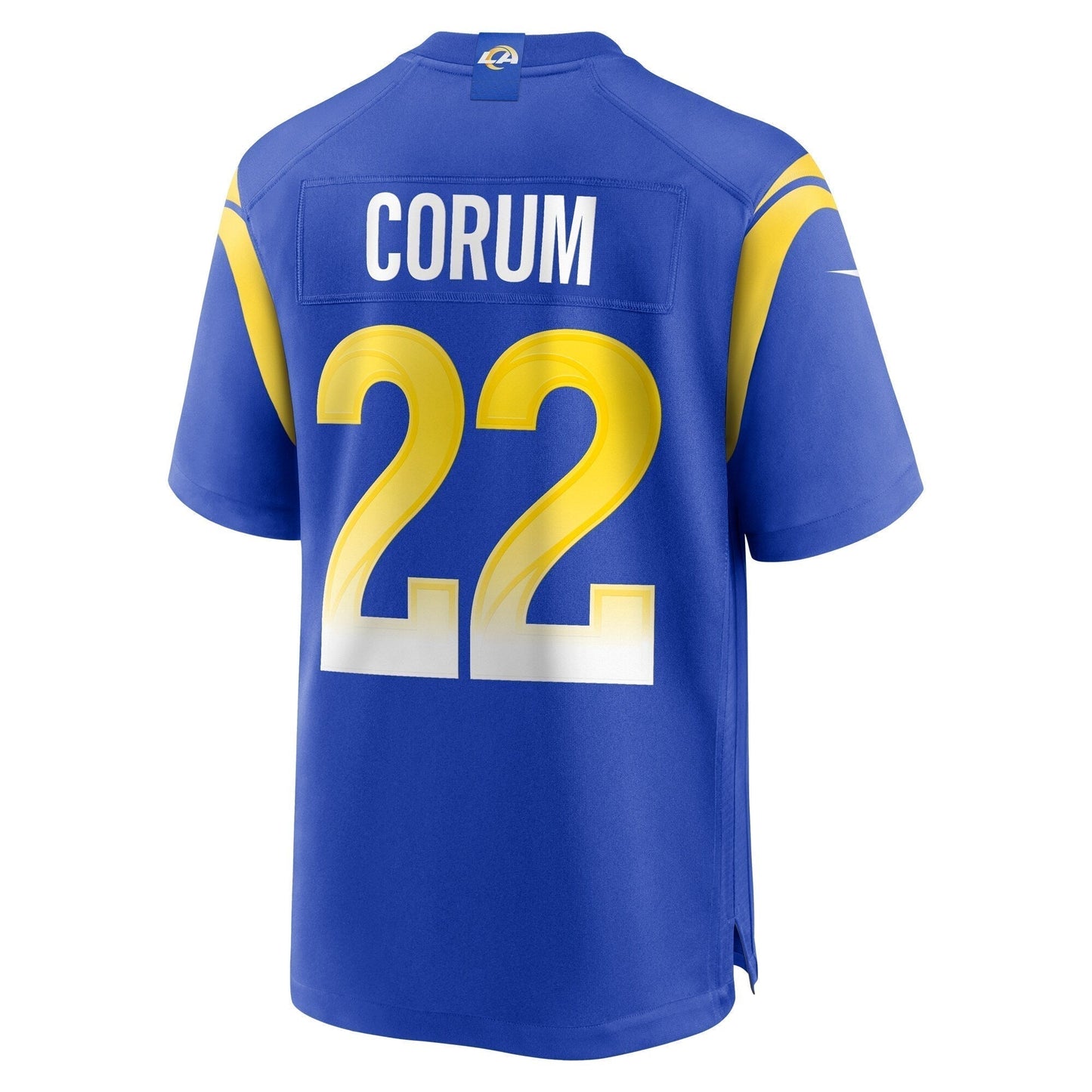 Blake Corum Los Angeles Rams  2024 NFL Draft Game   Jersey - Royal