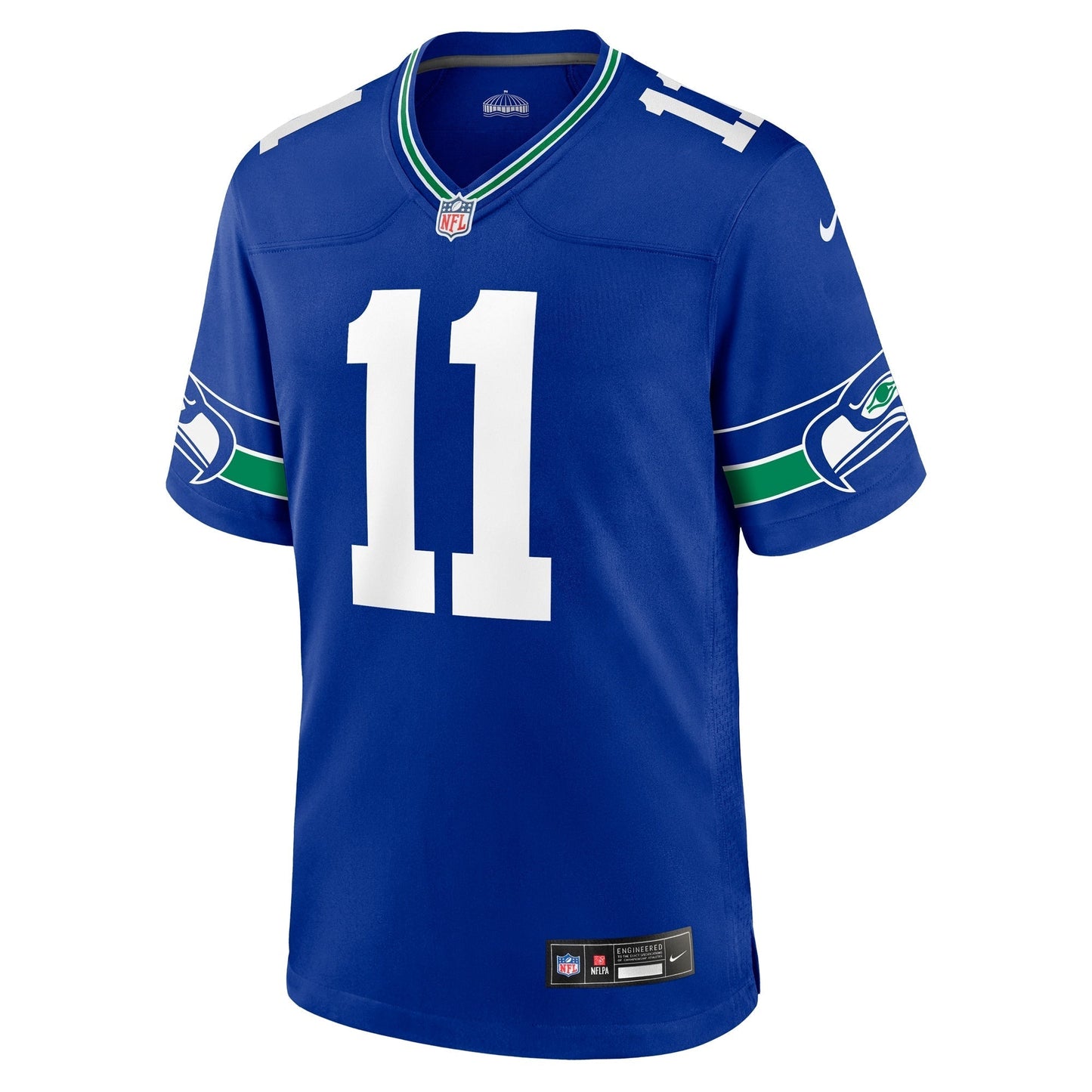 Jaxon Smith-Njigba Seattle Seahawks  Throwback   Game Jersey - Royal