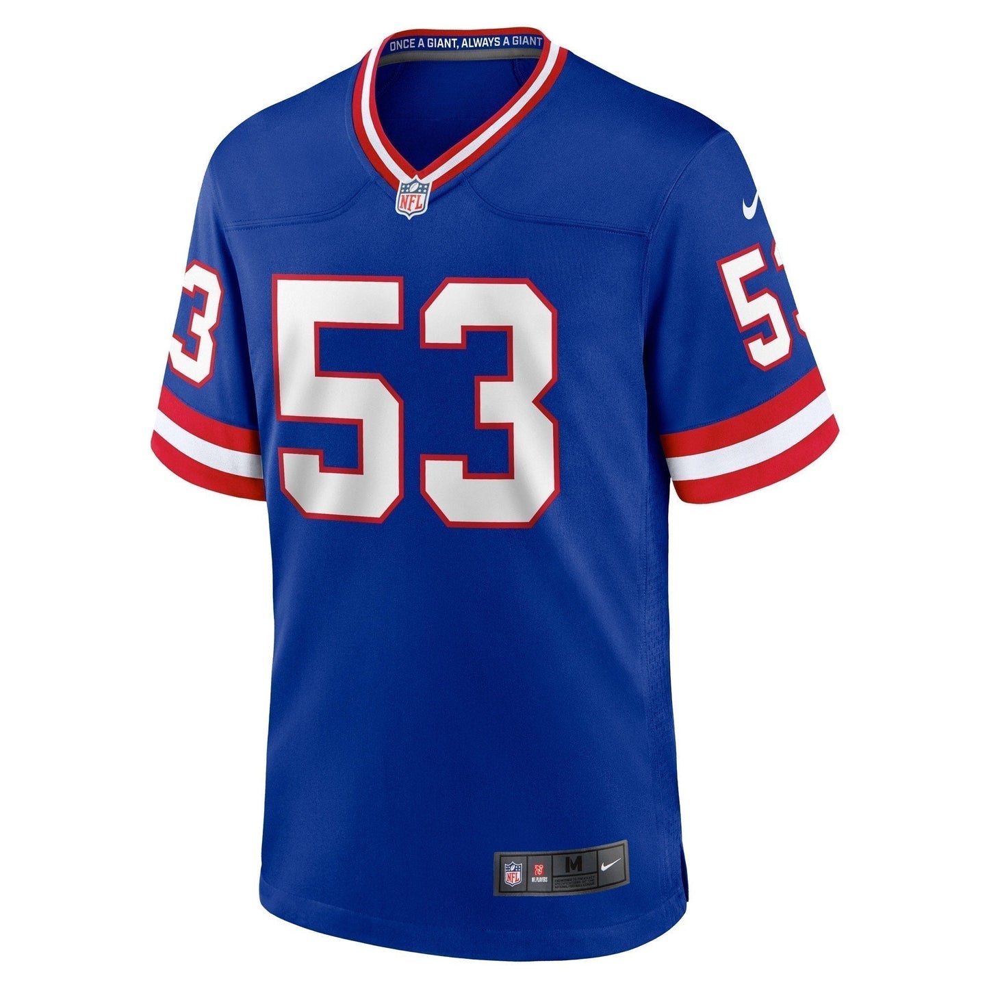 Harry Carson New York Giants  Classic Retired   Game Jersey - Royal