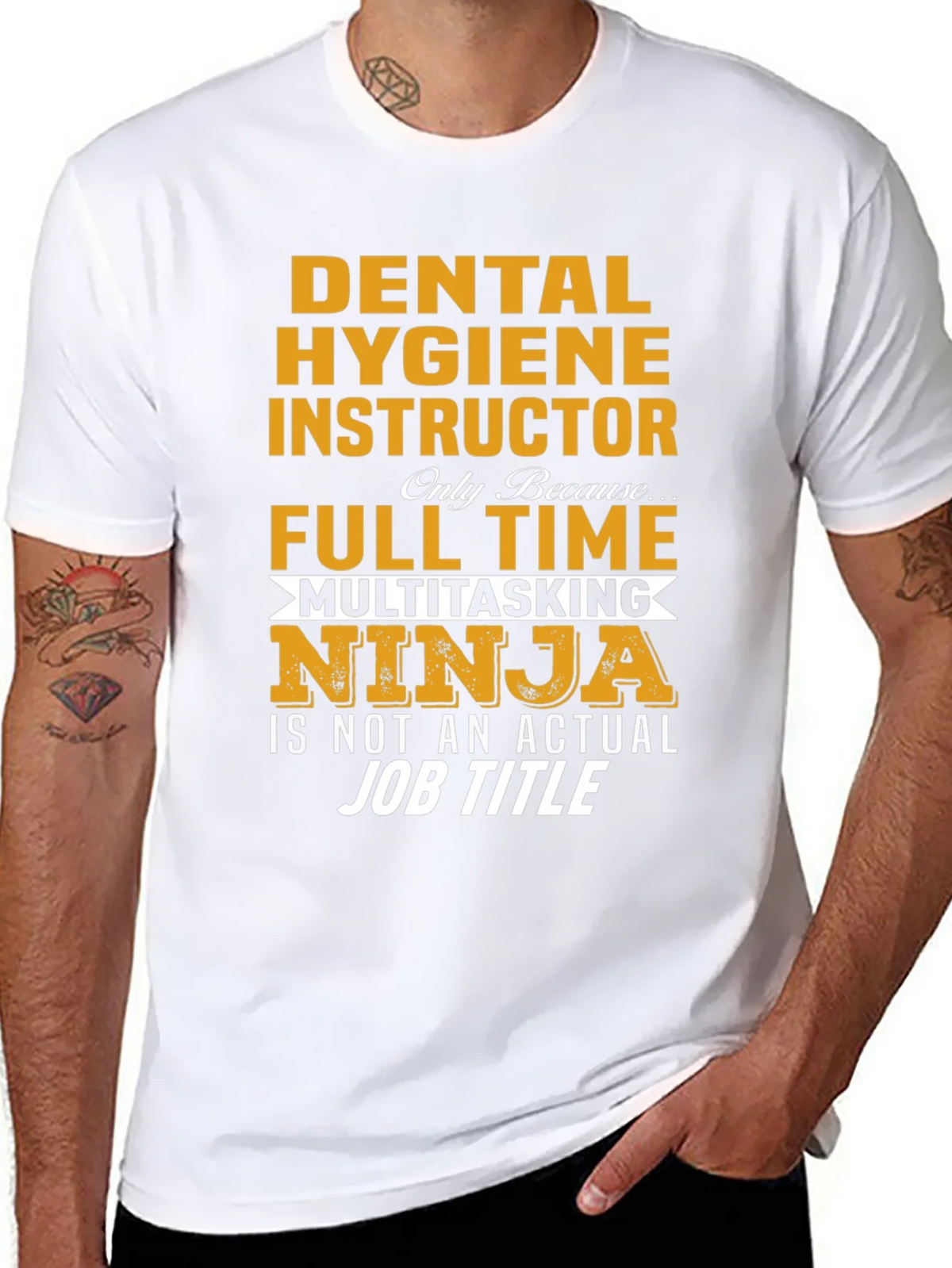 Dental Hygiene Instructor Multitasking Ninja T-Shirt