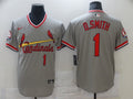 Men's St. Louis Cardinals Ozzie Smith Gray Replica Player Jersey