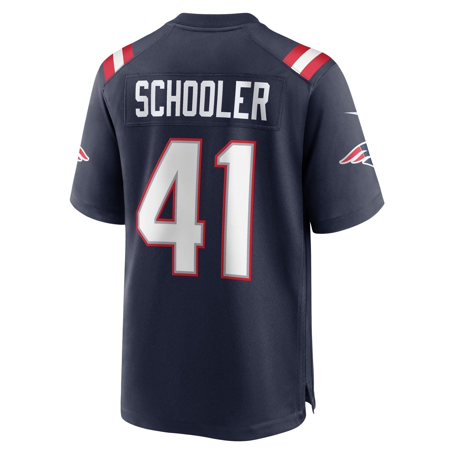 Brenden Schooler New England Patriots  Game   Jersey - Navy