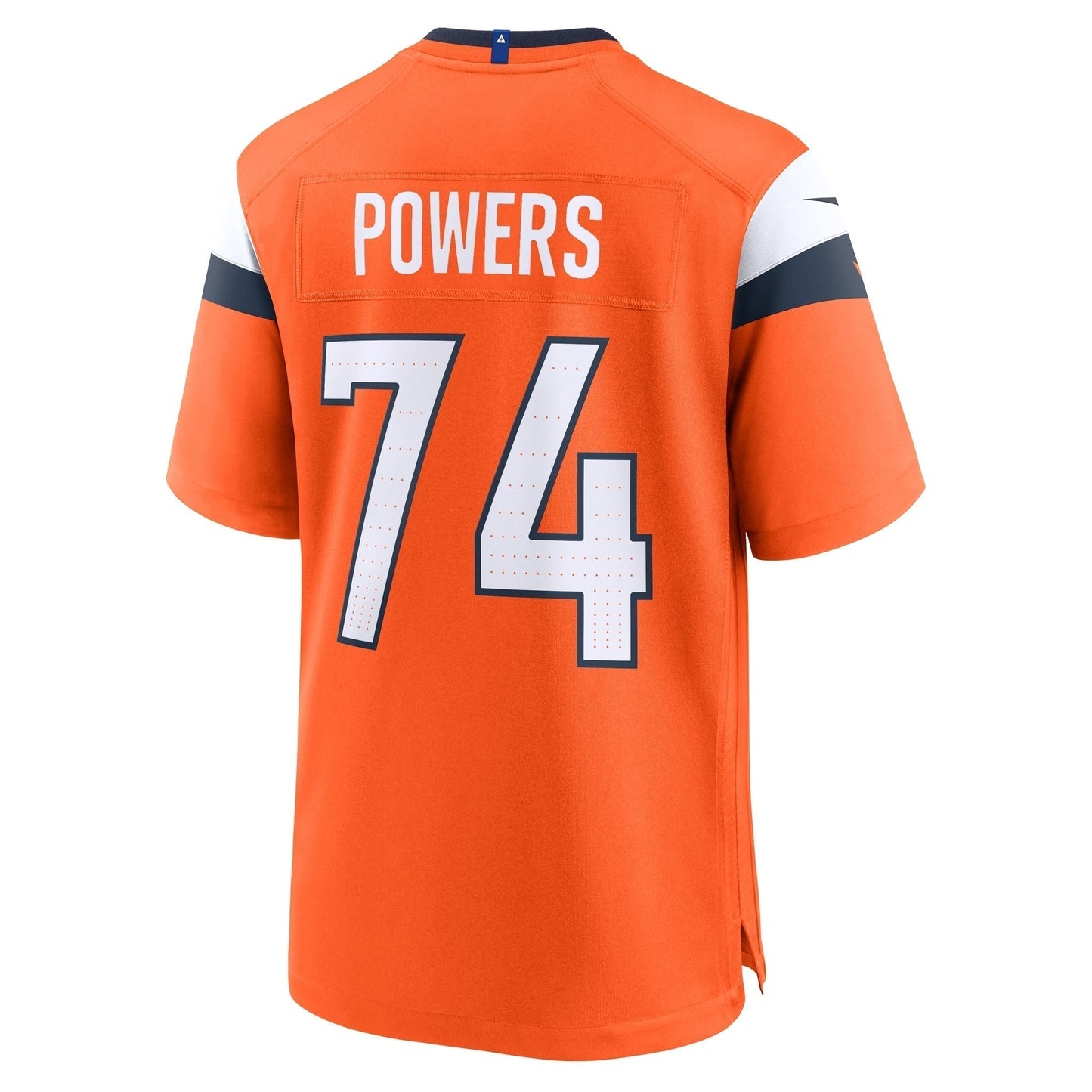 Ben Powers Denver Broncos  Team Game Jersey -  Orange
