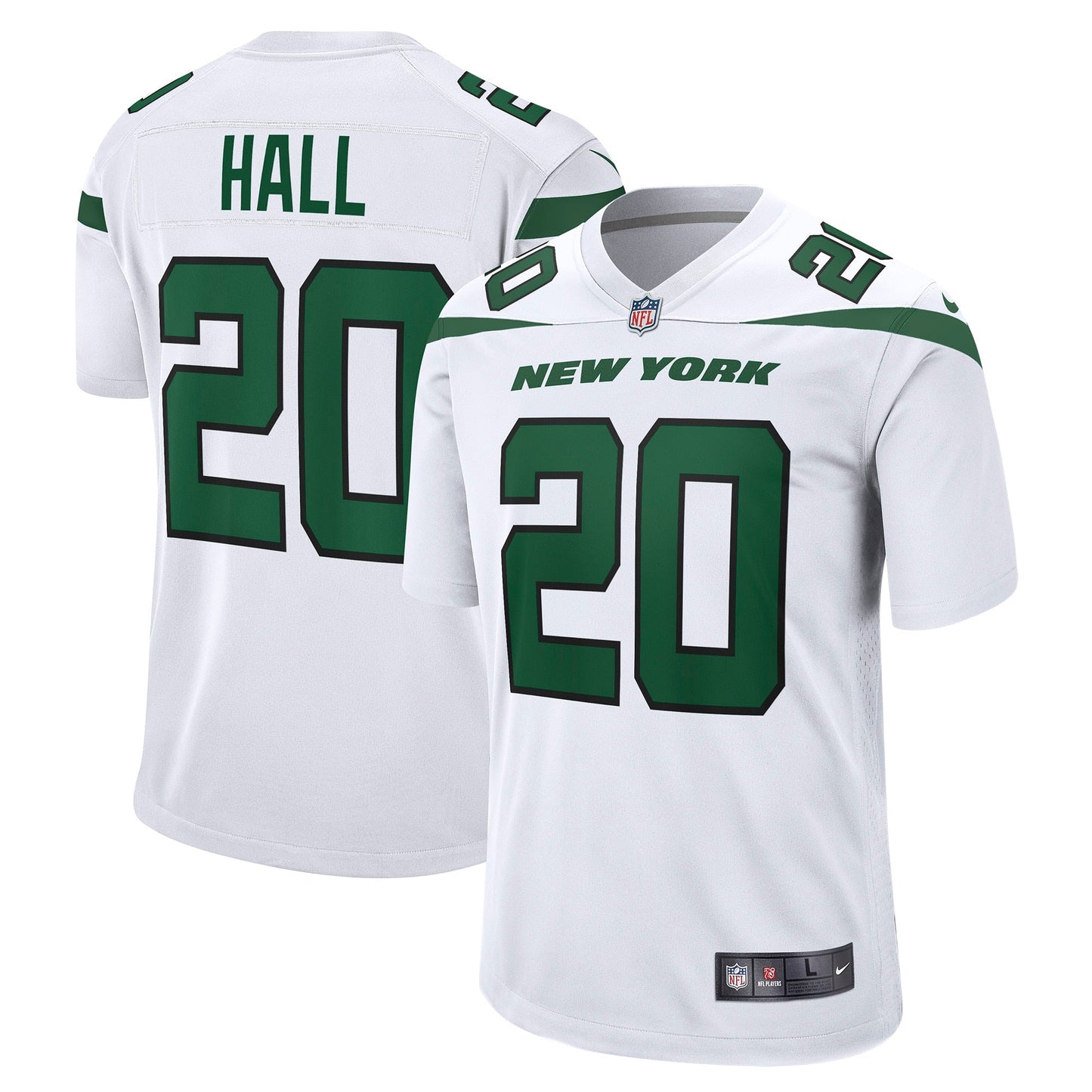 Breece Hall New York Jets  Away Game   Jersey - White