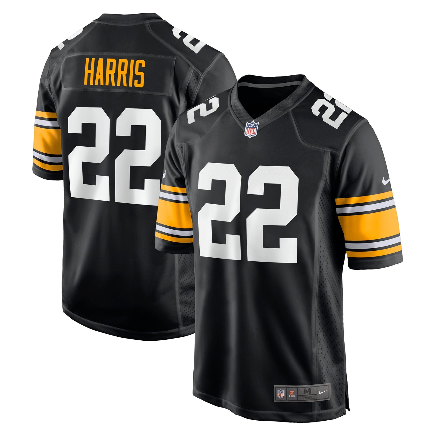 Najee Harris Pittsburgh Steelers  Game   Jersey - Black