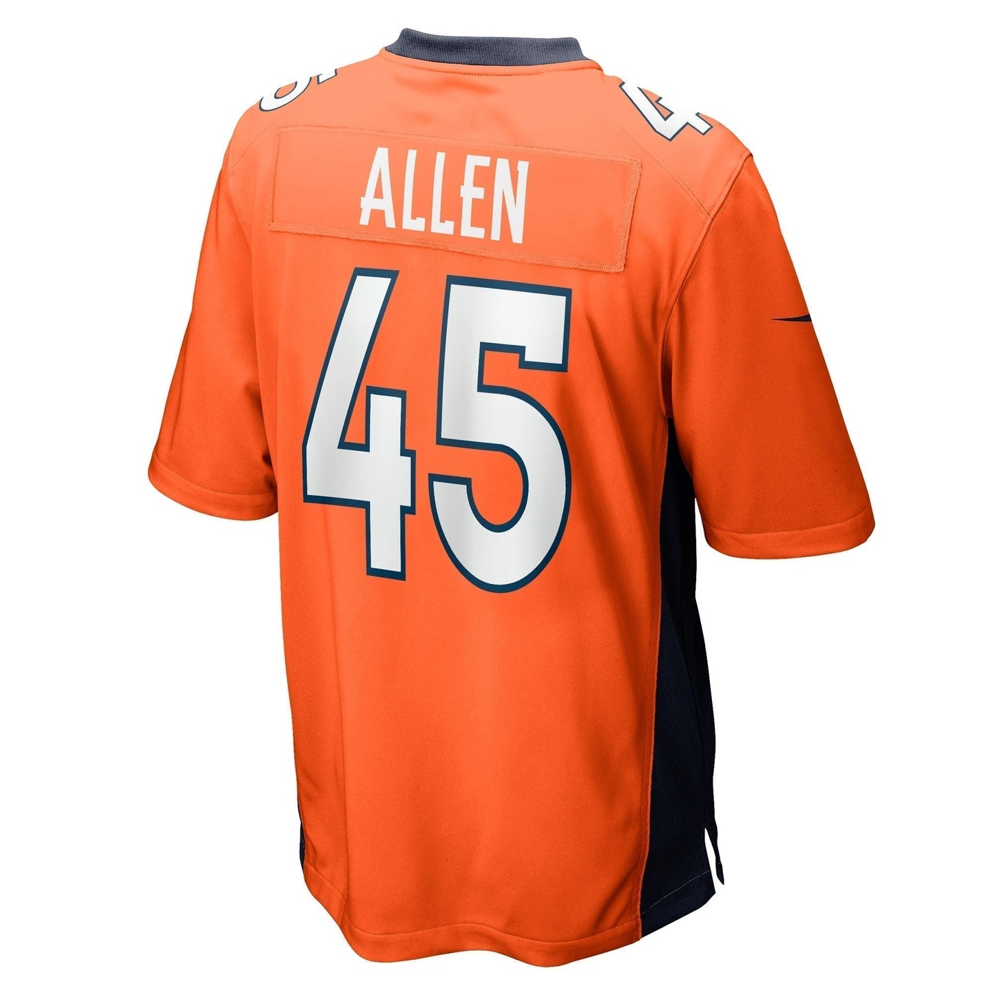 Christopher Allen Denver Broncos  Game   Jersey - Orange
