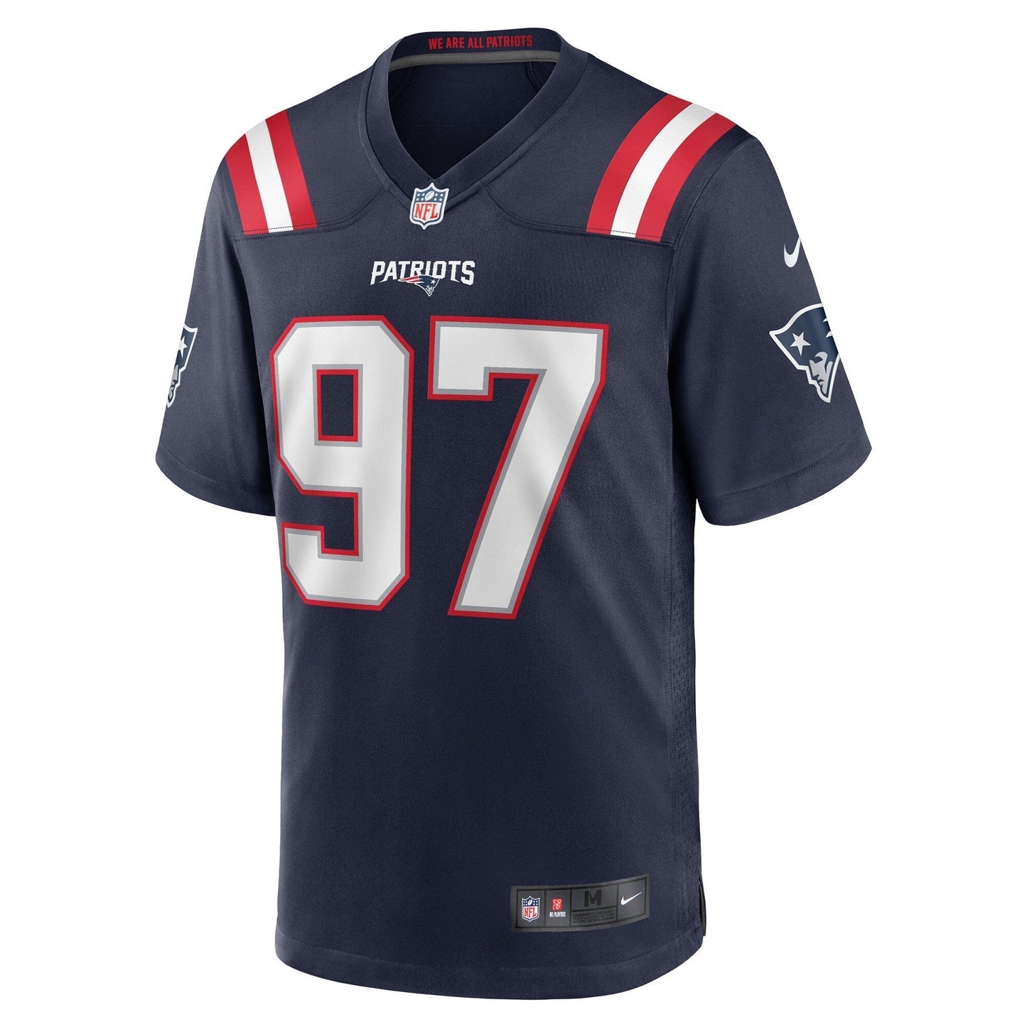 DaMarcus Mitchell New England Patriots  Game   Jersey - Navy