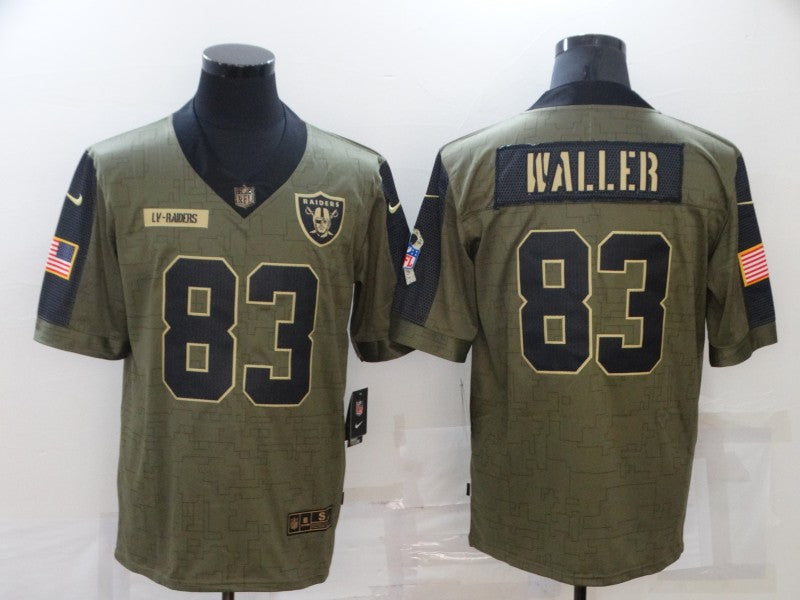 Men's Las Vegas Raiders Darren Waller Brown Game Jersey