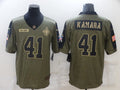 Men's New Orleans Saints Alvin Kamara Brown Game Player Jersey