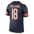 C.Bears #18 Caleb Williams Navy Legend Player Performance Top Jersey