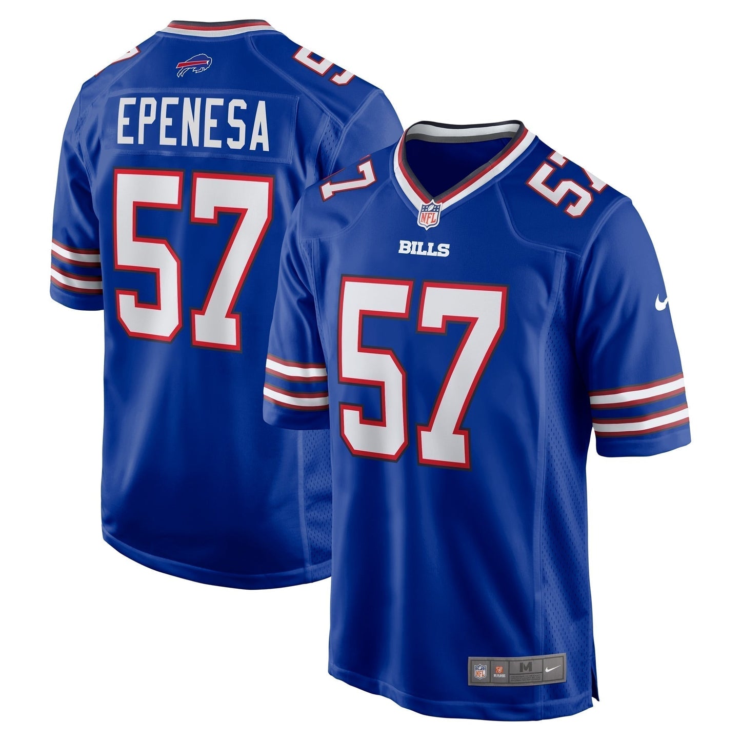 A.J. Epenesa Buffalo Bills Game   Jersey - Royal