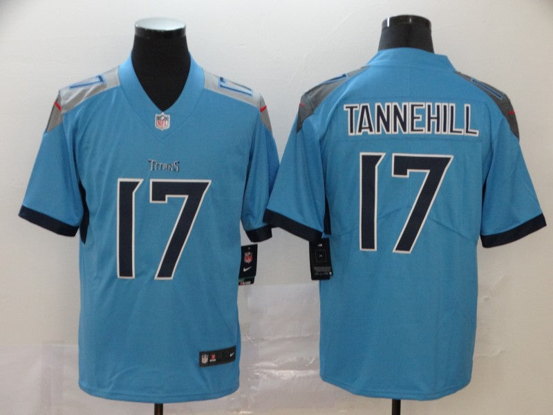 Men's Tennessee Titans Ryan Tannehill Light Blue Game Jersey