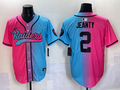 Men's Las Vegas Raiders Ashton Jeanty #2 Pink/Blue Game Jersey
