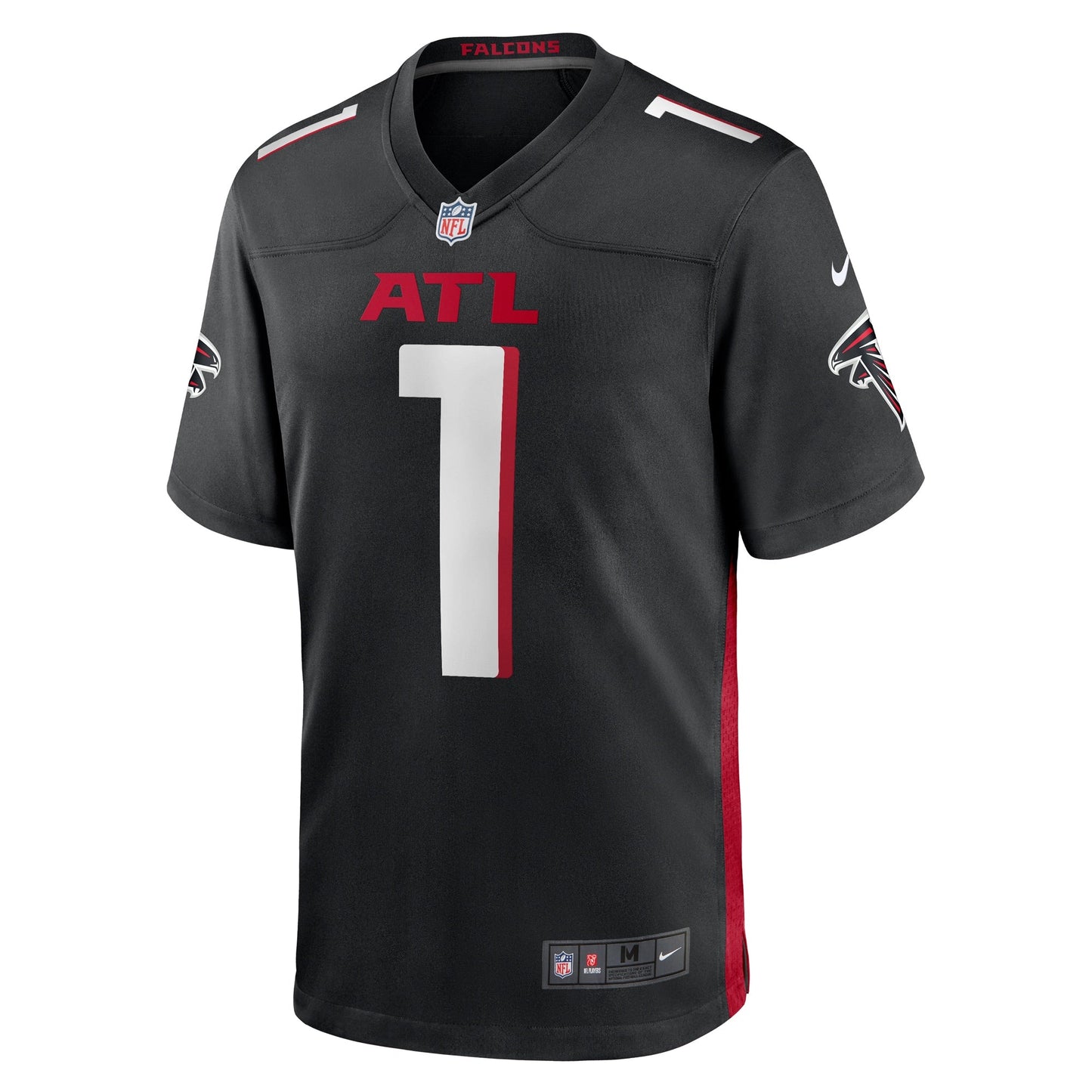 Jeff Okudah Atlanta Falcons  Game   Jersey - Black