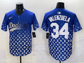 Men's Los Angeles Dodgers Fernando Valenzuela Royal Alternate Player Jersey